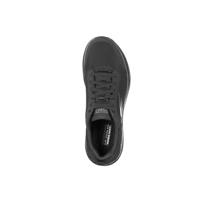 Skechers Go Run 400 V2 Cushioning Anti-Slip And Wear-Resistant Low-Top Casual Running Shoes Men's All Black-3