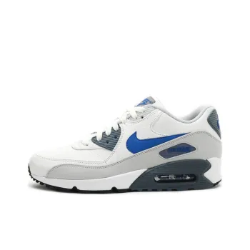 Nike Air Max 90 Cushioned Anti-Slip And Wear-Resistant Lightweight Low-Top Air Cushion Running Shoes Men's White Blue