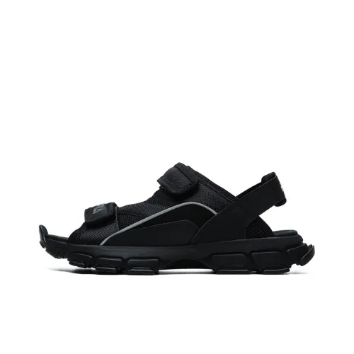 FILA FUSION Two Stripes Sandals 'Black' Women's