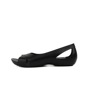 Crocs Serena Fashion Stylish Black Sandals Women's