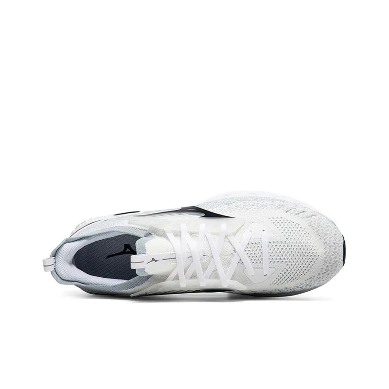 Mizuno Creation 22 Cushioning, Slip Resistant, Abrasion Resistant, Breathable Low Top Running Shoes Men's White Black-3