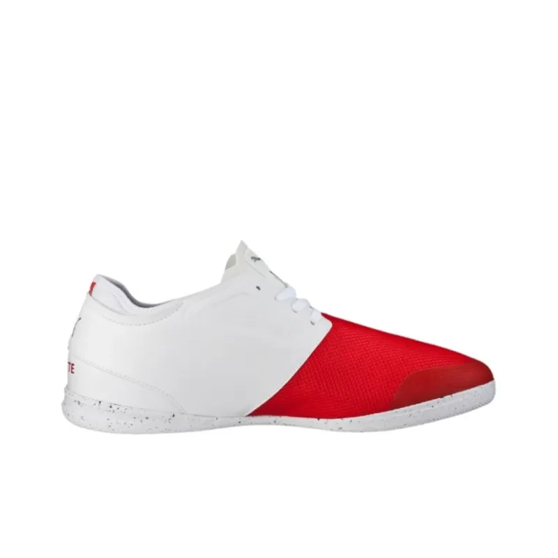 PUMA Ferrari Changer Ignite Slip-Resistant Breathable Low-Top Running Shoes Men's White Red-1