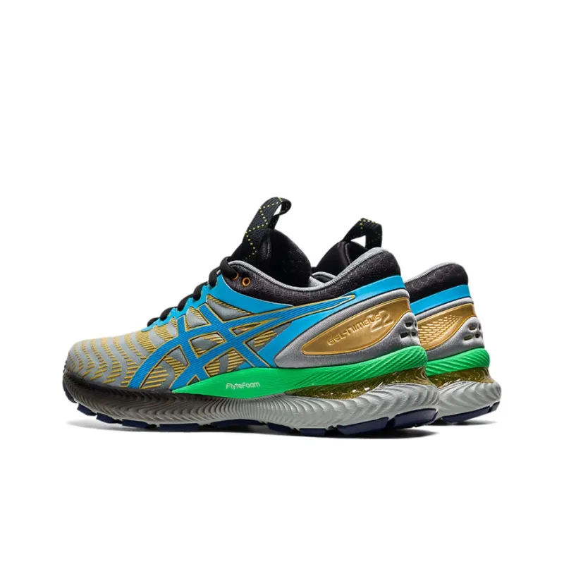 Asics FN1 S Gel Nimbus 22 Stone Grey Pure Gold Women's-3