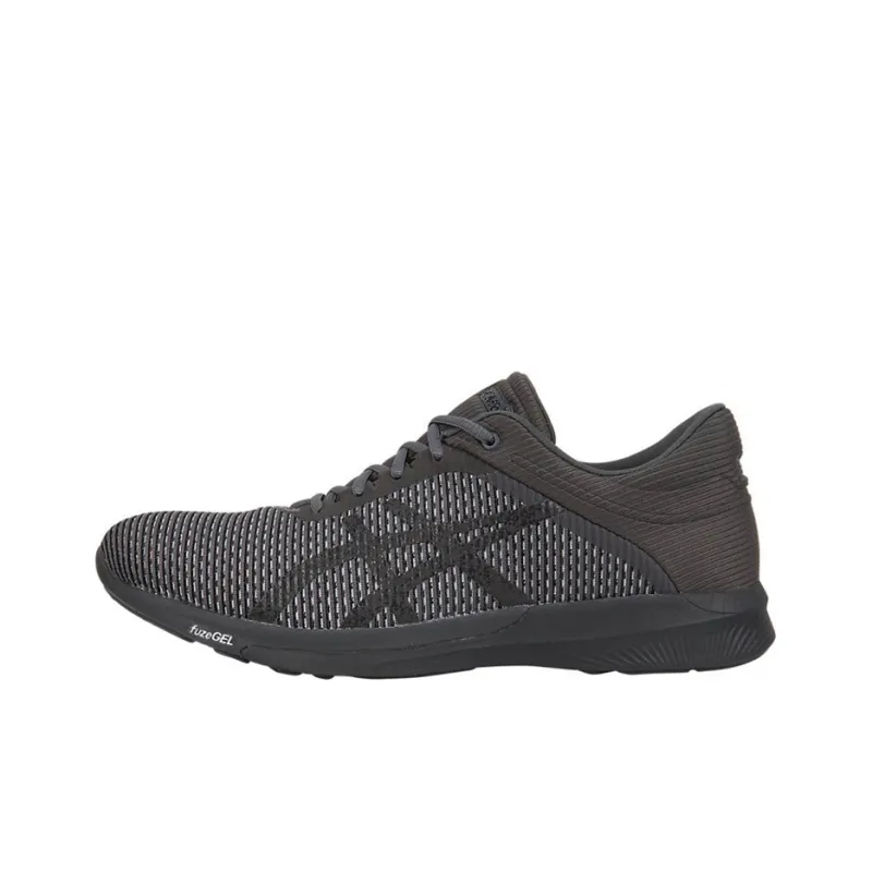 Asics Fuze Rush Cm Anti-Slip And Wear-Resistant Breathable Low-Top Running Shoes Men's Black Gray-0