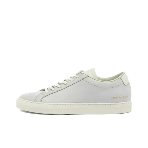 COMMON PROJECTS Skateboard Shoes Men Low-Top Gray White