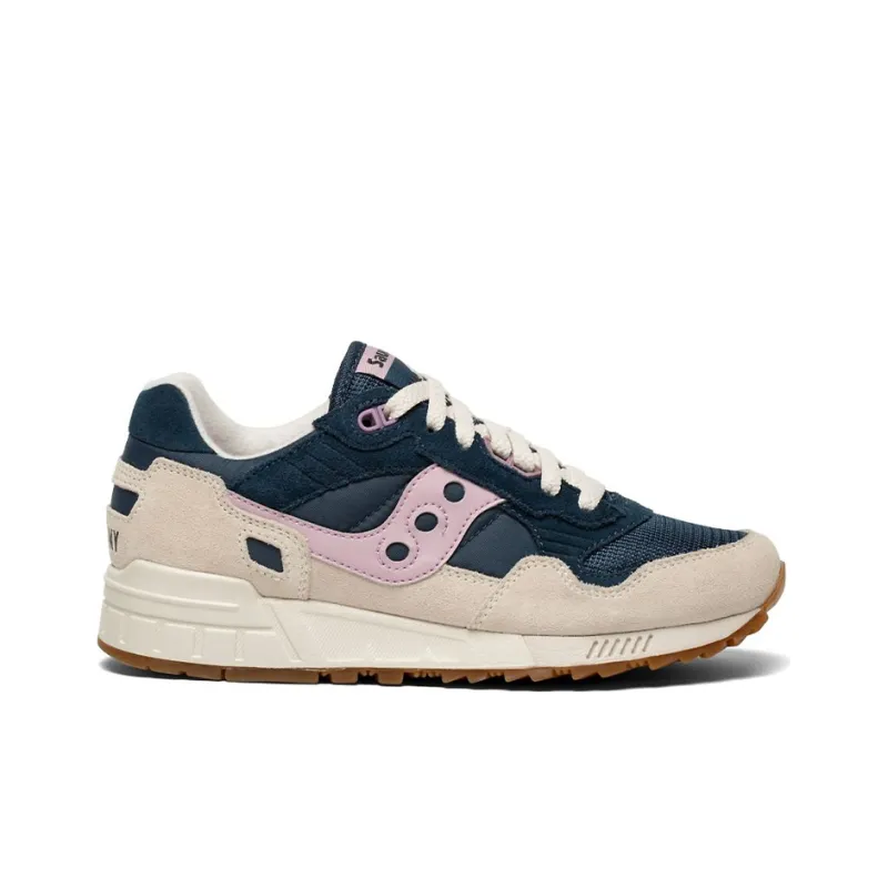 Saucony Shadow 5000 Vintage Low-Top Running Shoes Women's White Blue Standard M-1