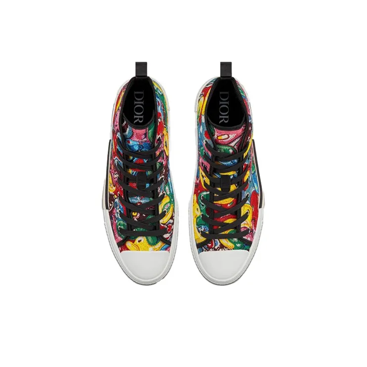 Kenny Scharf x DIOR B23 Stylish Skateboarding Shoes Men's Multicolor-5