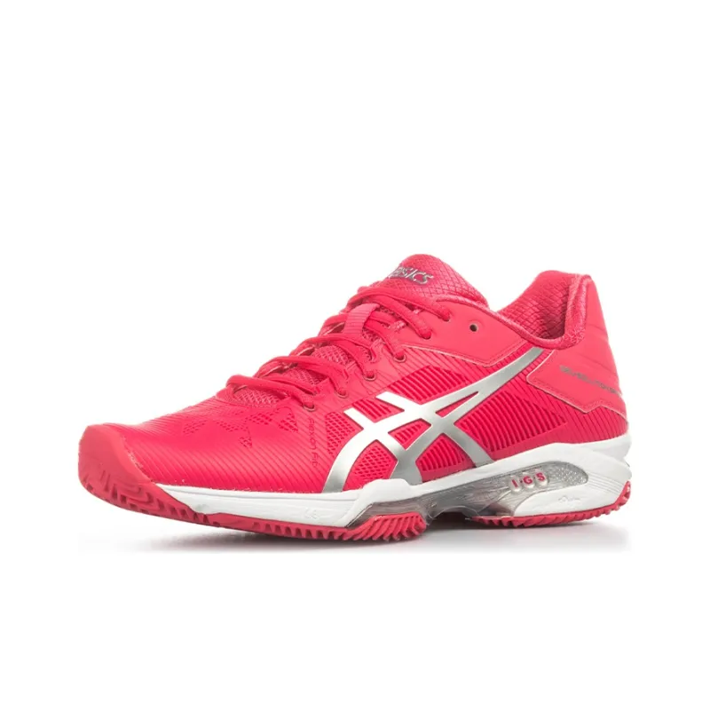 Asics Gel-Solution Speed 3 Running Shoes Women's Low-Top Pink/White-2