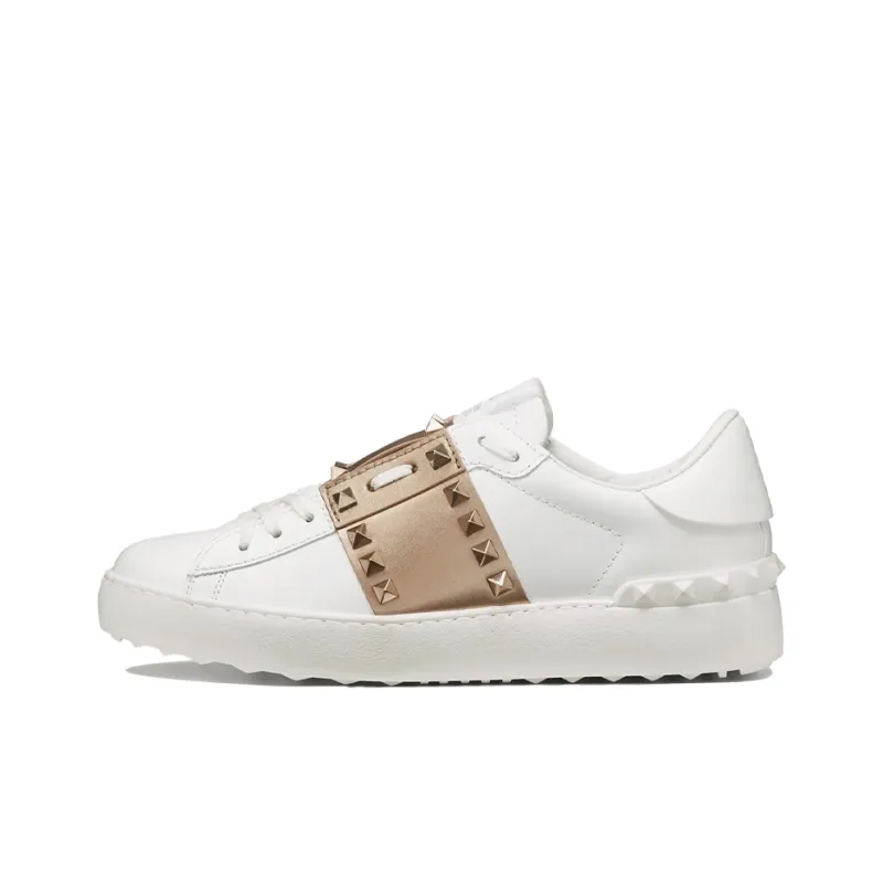 Valentino Women's Rockstud 'Untitled - White Metallic Gold'-0