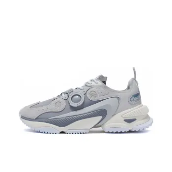 LiNing Nebula M1 M1 Cushioned Anti Slip And Wear Resistant Lightweight Low Top Sports Casual Shoes Gray