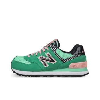 New Balance 574 Green Slate Peridot Green Women's