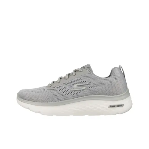 Skechers Go Walk Hyper Burst Cushioning Anti Slip And Wear Resistant Low Top Casual Shoes Men's Dark Gray