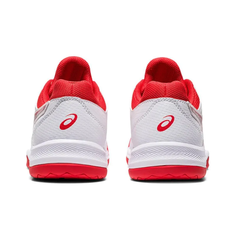 Asics Gel-Dedicate 6 Anti-Slip Wear-Resistant Low-Top Running Shoes Women's White Red-4