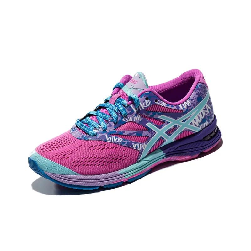 Asics Gel-Noosa Tri 10 Wear-Resistant Low-Top Running Shoes Women's Purple Blue-1