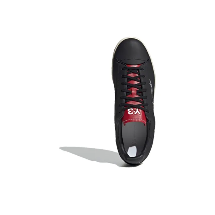 Adidas Y 3 Yohji Court Black Red-4