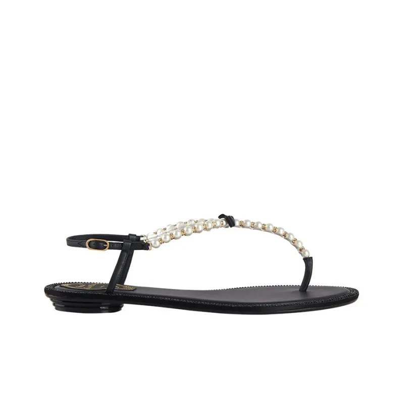 RENE CAOVILLA Eliza Sandal Women's Black-1
