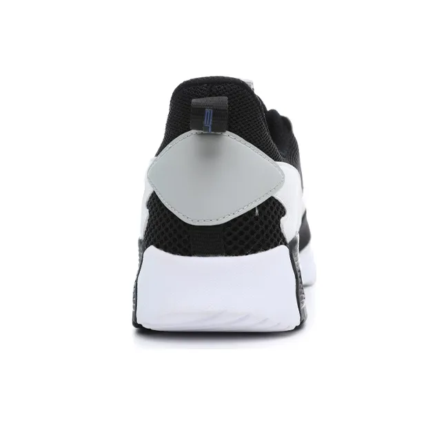Erke Shock Absorbers With Slip Resistant And Abrasion Resistant Properties Low Top Running Shoes Men's White Black-3