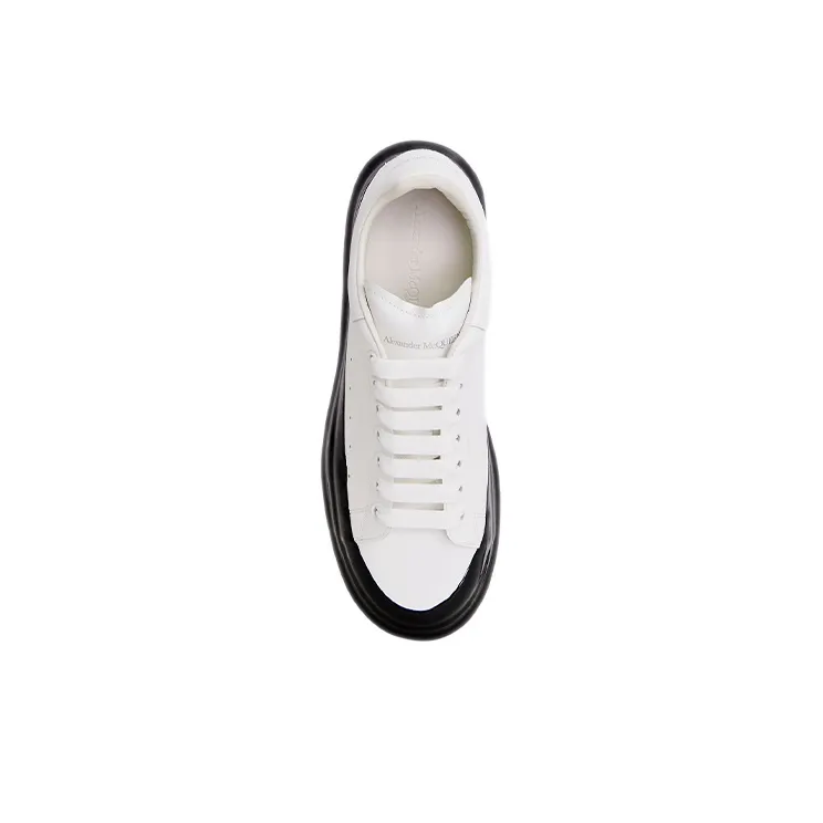 Alexander McQueen Oversized Sneakers 'White Black Sole'-4