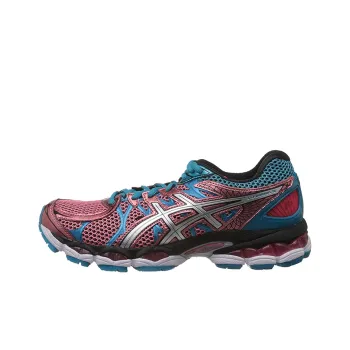 Asics GEL-Nimbus 16 Wear-Resistant Low-Top Running Shoes Women's Pink Blue