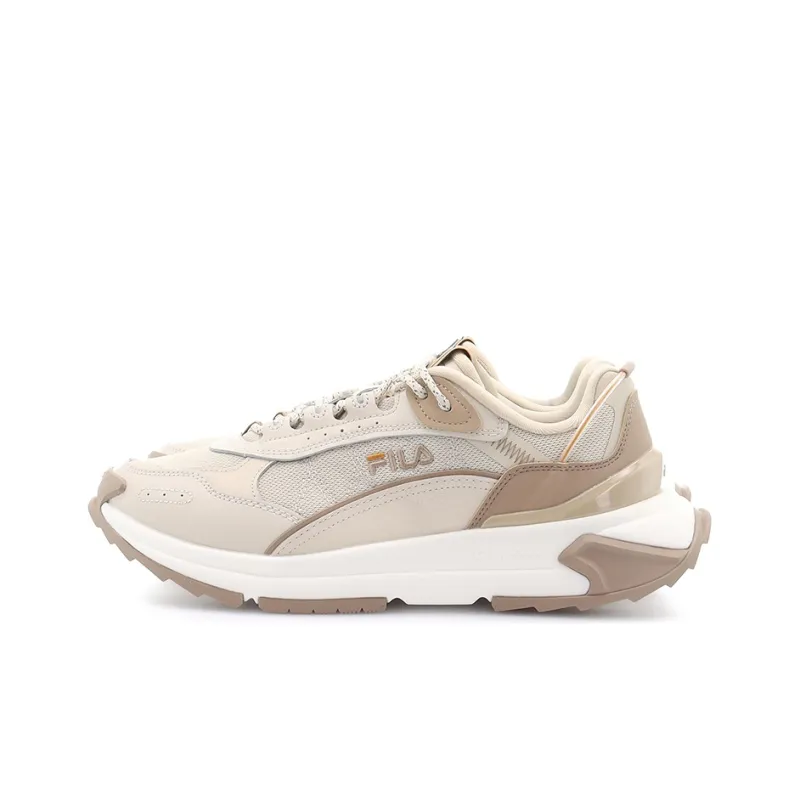 FILA Fashion Sneakers Cushioning Anti Slip And Wear Resistant Lightweight Rebound Low Top Running Shoes Men's Oat-0