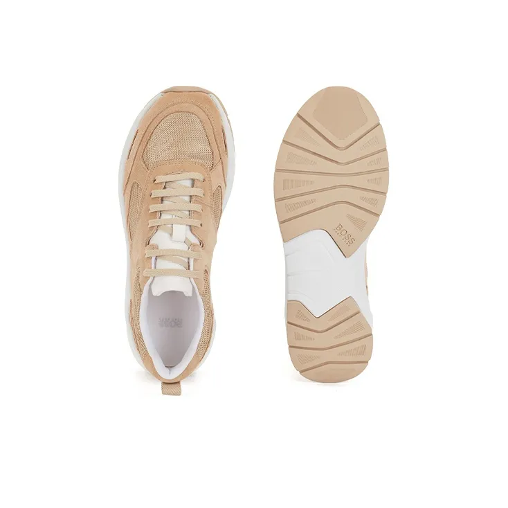 HUGO BOSS Casual Shoes Women's Low-Top Light Beige-3