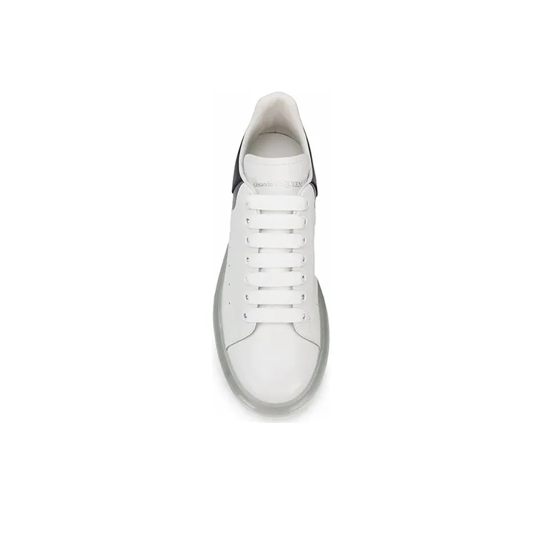 Alexander McQueen Oversized Clear Sole 3D Print White Black-4