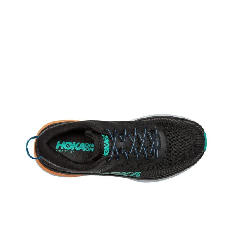 HOKA ONE ONE Bondi 7 Black Atlantis-2