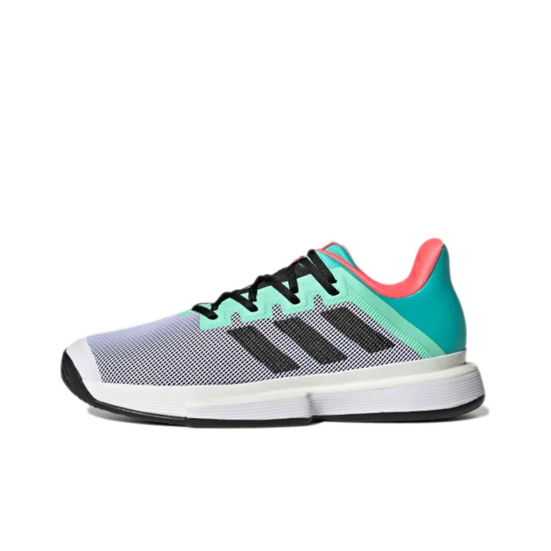 Adidas Solematch Bounce Tennis Shoes 'Grey Green'-0