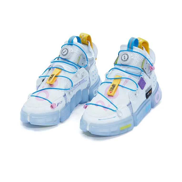 LiNing Essence 2 Casual Shoes Women's Low Top Standard White/Dawn Gray-3