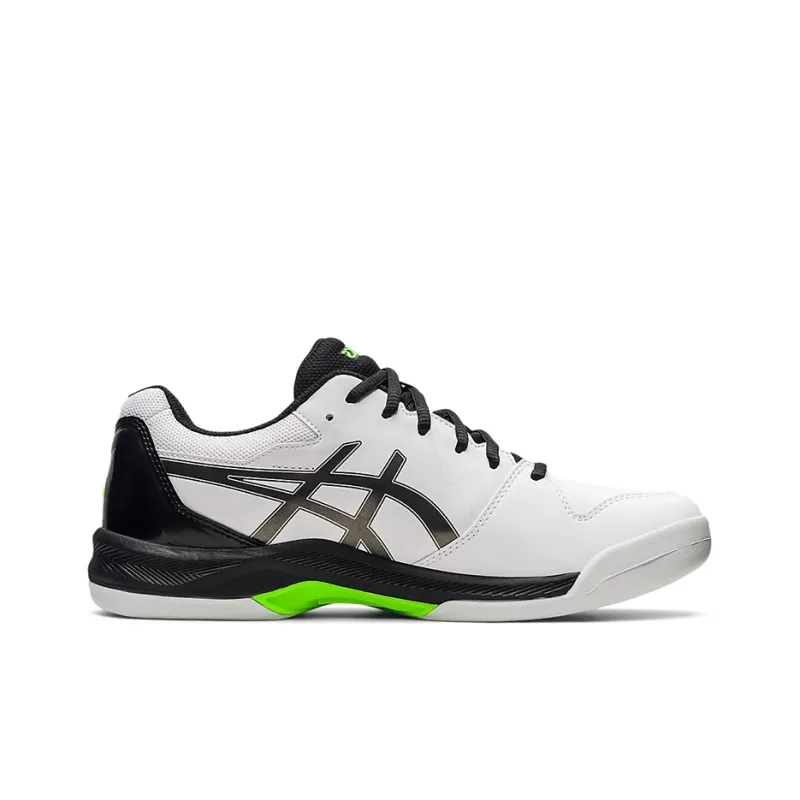 Asics Gel-Dedicate 7 Indoor Wear-Resistant Low-Top Running Shoes Men's White Black-1