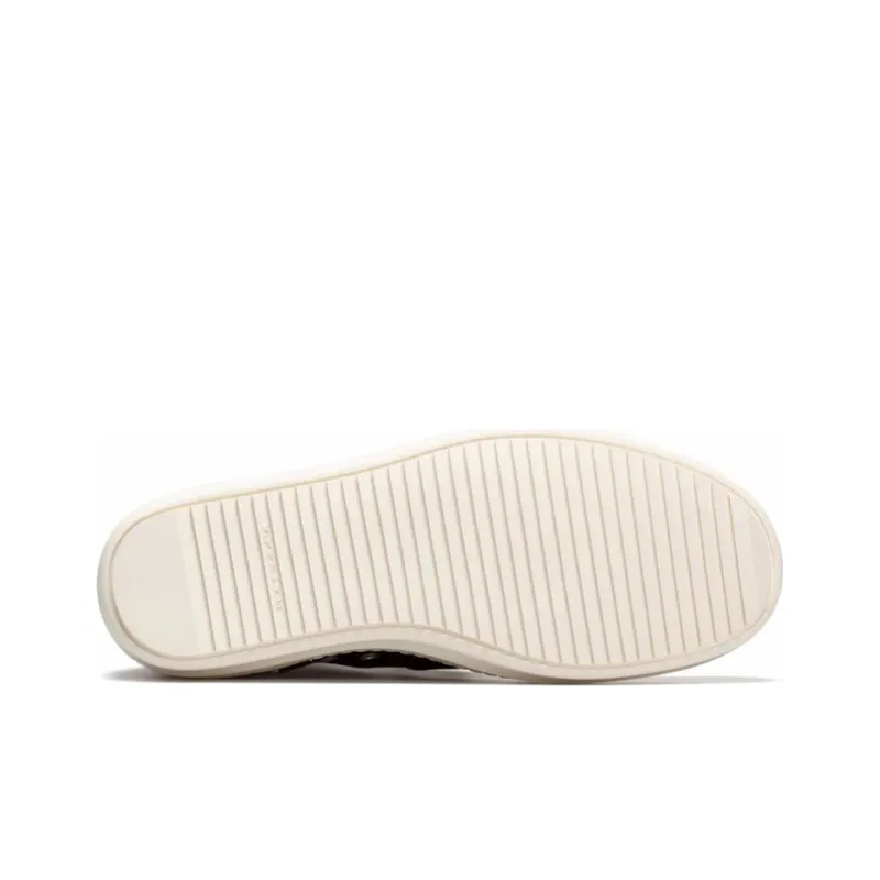 Rick Owens Women's DRKSHDW Fogachine Pentagram Embroidery High 'Black Milk'-4