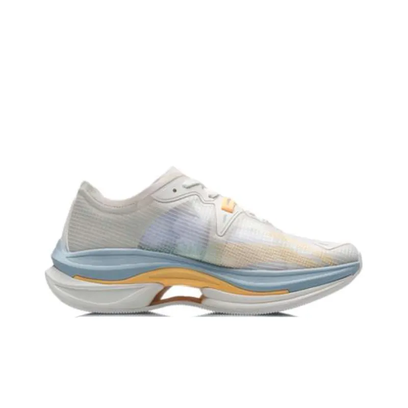 LiNing WuShi 5S 1.0 MONO Yarn Anti Slip Wear Resistant Low Top Running Shoes Men's Mist White-1