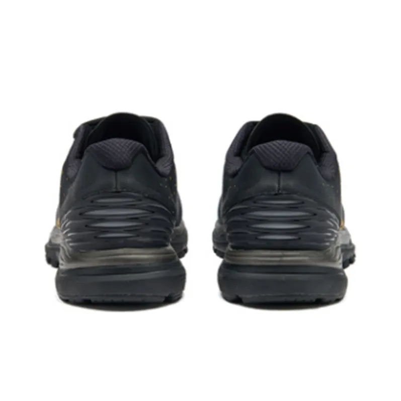 361° Cushioning Breathable Wear Resistant Slip Resistant Low Top Running Shoes Men's Black Gold-3