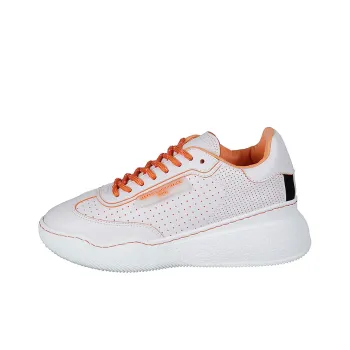 Stella McCartney Low Top Casual Shoes Women's White Orange