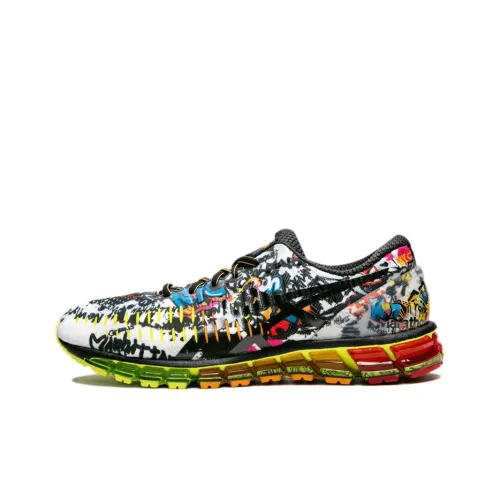 Asics Gel-Kayano 22 Running Shoes Men Low-Top Black/White/Multicolor