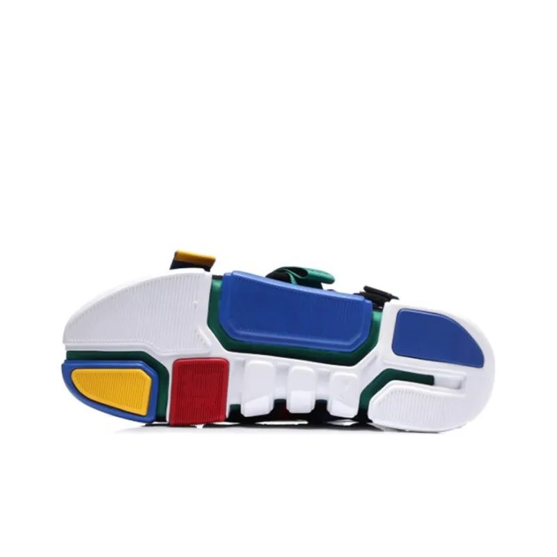 LiNing Sports Sandals Men's Blue Red Yellow-3