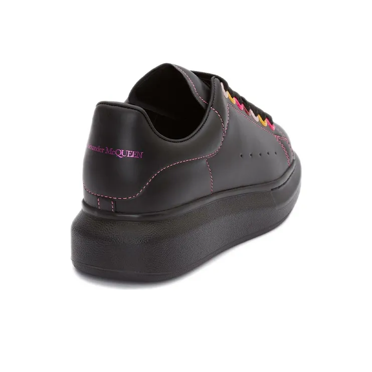 Alexander McQueen Oversized Sneaker 'Black Rainbow' Women's-3