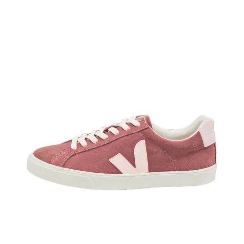 VEJA Esplar Skateboard Shoes Women's Low-Top Burgundy/Pink