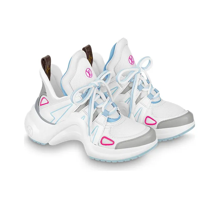 LOUIS VUITTON Archlight 1.0 Sneakers 'White Blue Grey' Women's-2