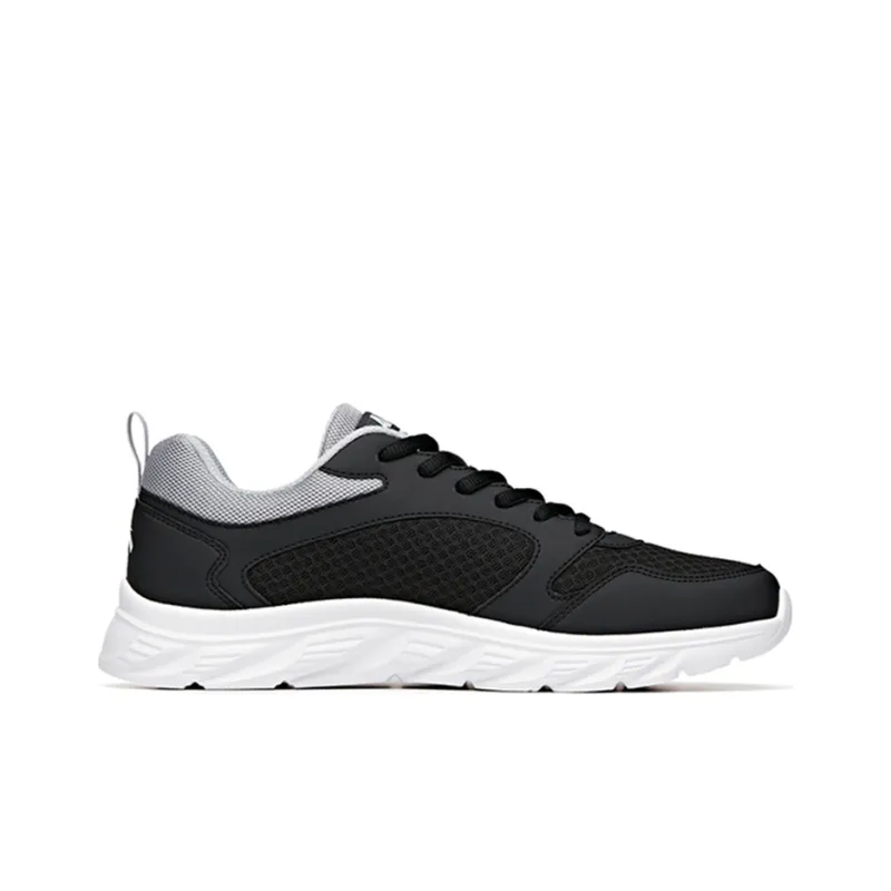 Anta Slip Resistant, Abrasion Resistant, Lightweight Low Top Running Shoes Men's Black Gray-1