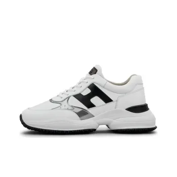 HOGAN Interaction Cushioning Anti-Slip And Wear-Resistant Low-Top Casual Shoes Men's White