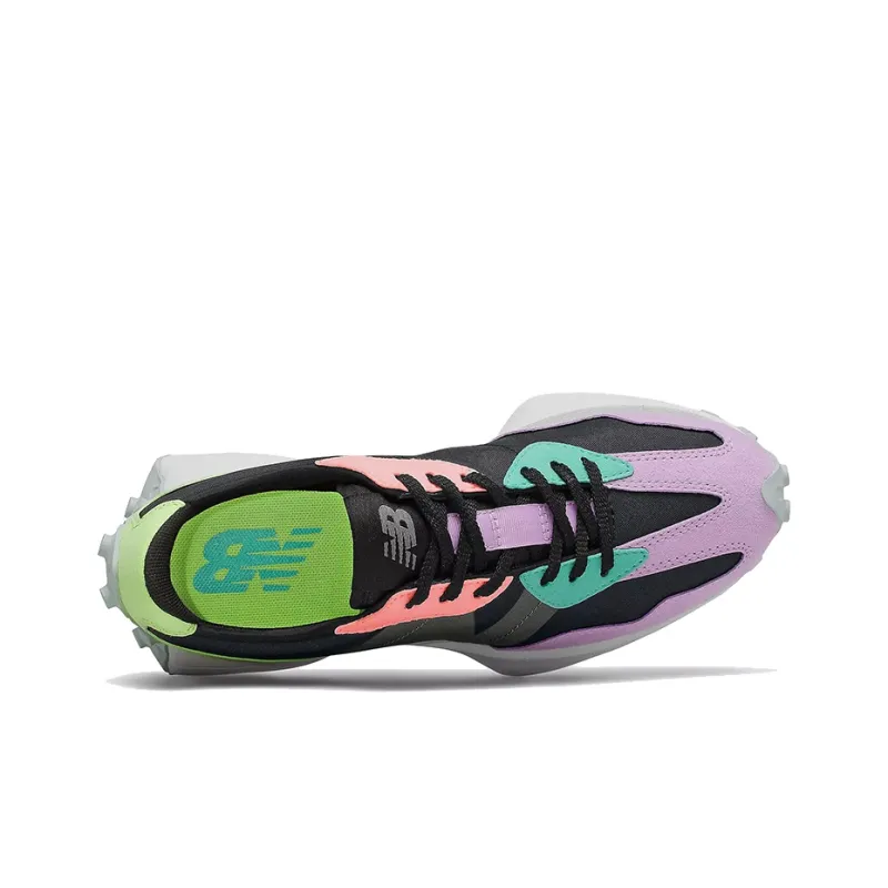 New Balance 327 Black Dark Violet Women's-2