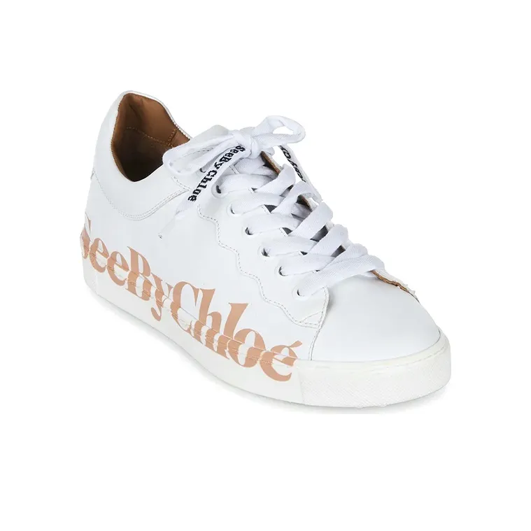 See By Chloe Essie Low-Top Stylish Skateboarding Shoes Women's White-2