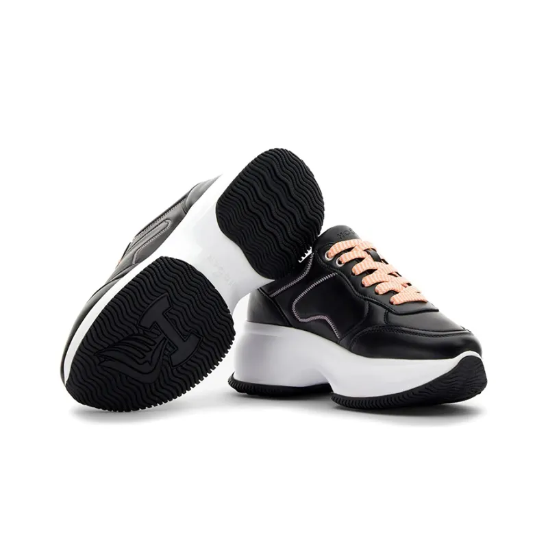 HOGAN Maxi I Active Running Shoes Women's Low-Top Black-4