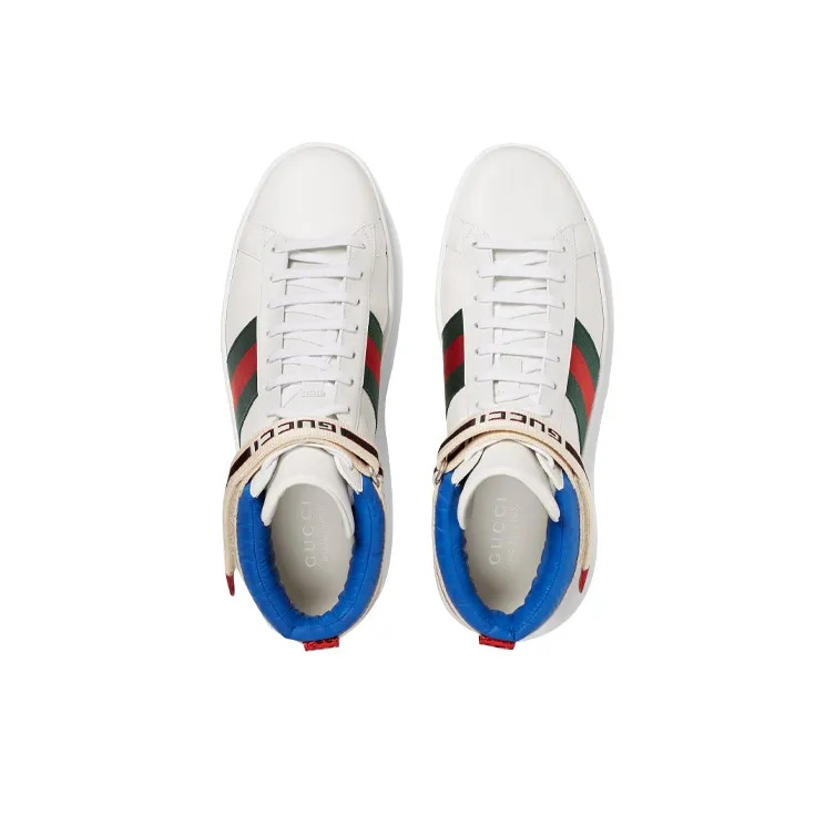 GUCCI Stripe Ace High Top-3
