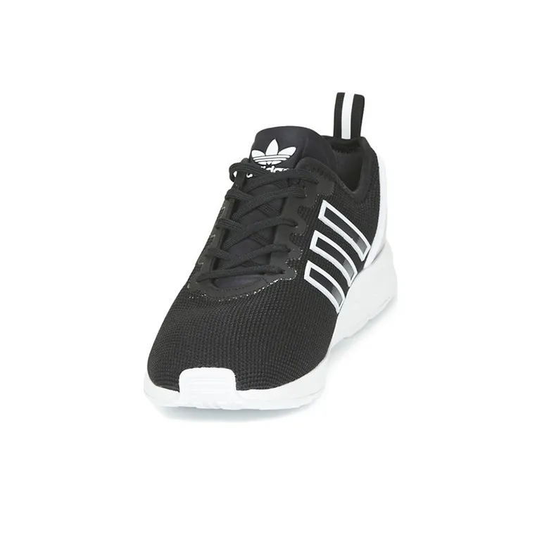 Adidas Originals Zx Flux Cozy Wear Resistant Running Shoes Black Unisex 'Black White'-3