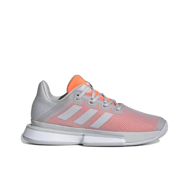 Adidas Solematch Bounce Clay 'Grey Orange' Women's-1