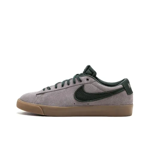 Nike Blazer Skateboard Shoes Men Low-Top Gray/Green