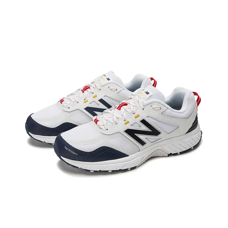 New Balance NB 510 Slip Resistant, Abrasion Resistant, Breathable Low Top Running Shoes Unisex White Blue 2E Width-1