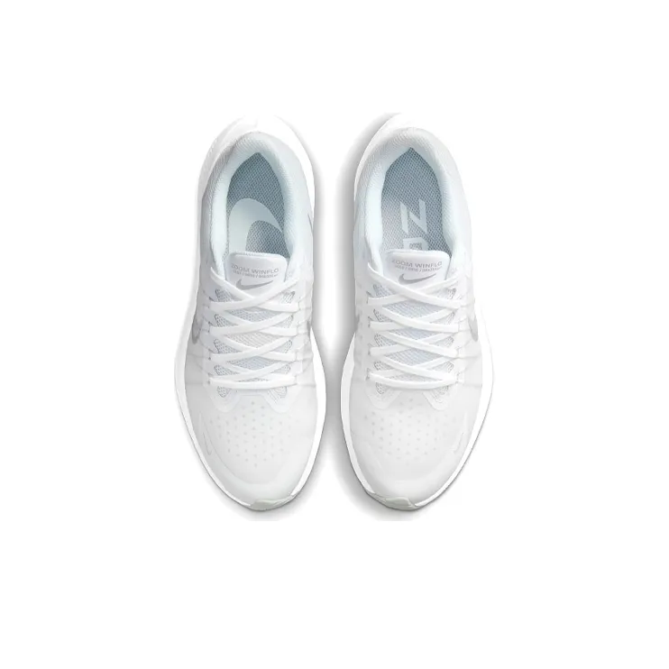 Nike Zoom Winflo 8 White Metallic Silver Women's-3